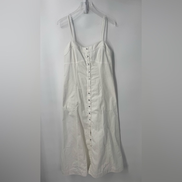 Free People Just Jill Denim Maxi Dress B3012 - Picture 2 of 4